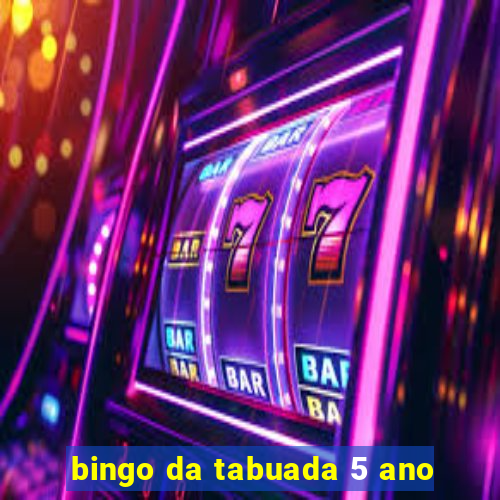 bingo da tabuada 5 ano